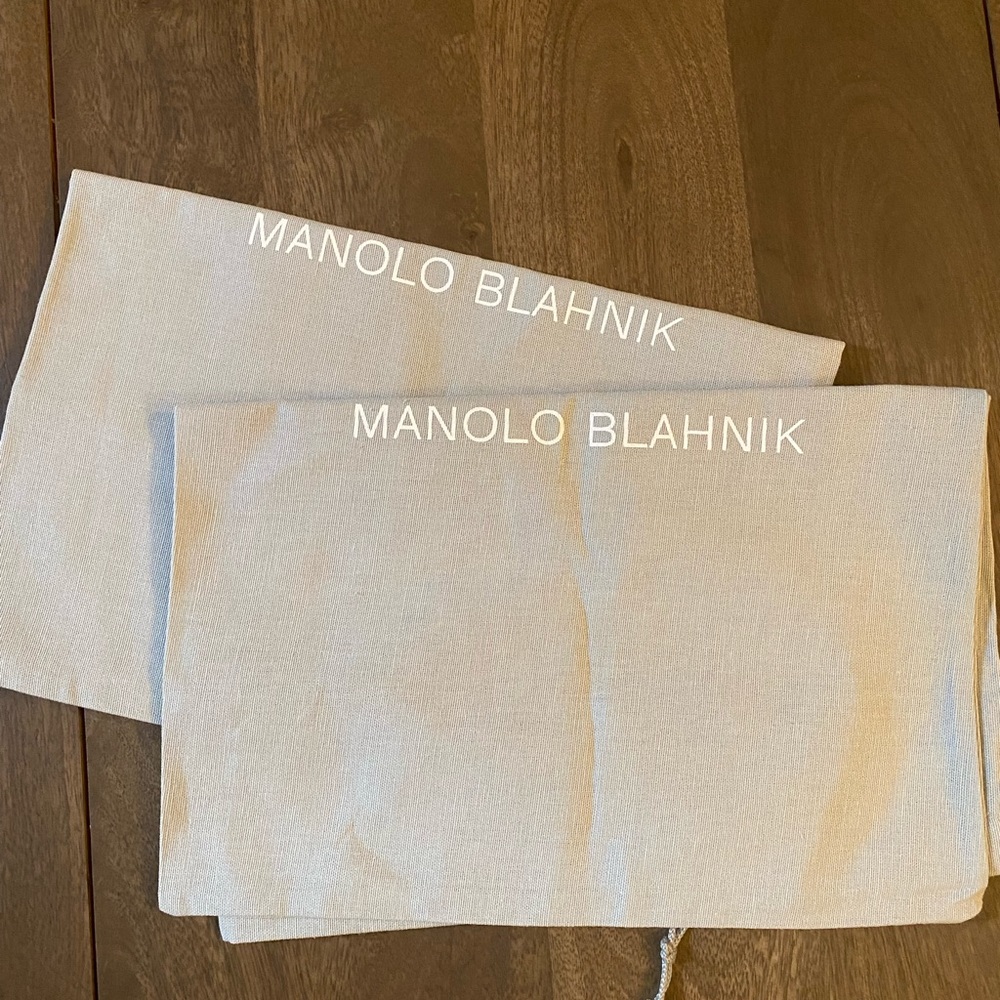 Manolo Blahnik shoe dust bags